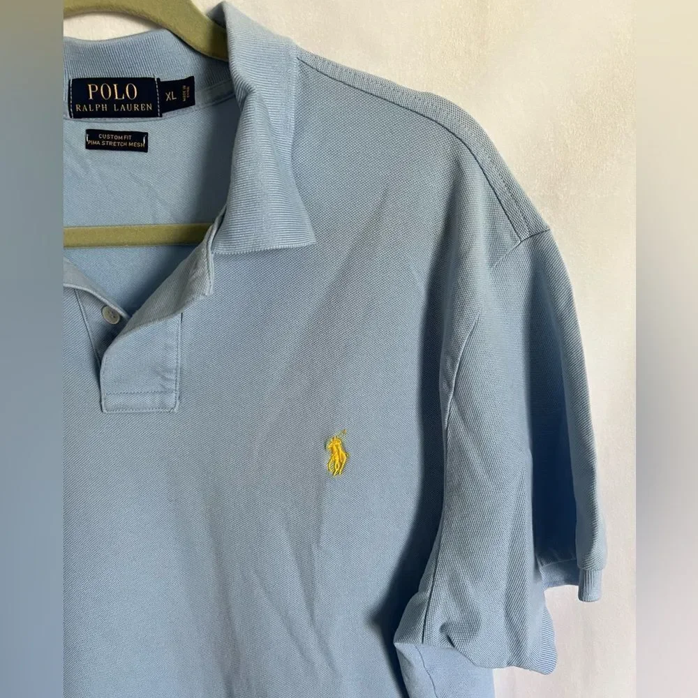 Polo Ralph Lauren Custom Fit Polo Pima Stretch Mesh XL